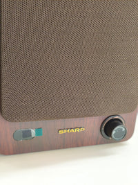 Sharp CP-SS30(BR), altavoces de estantería 60W, Bluetooth, marrón