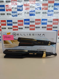 Thumbnail for Bellissima Absolute Plancha Flexible de Infrarrojos, 4 Elementos Calefactores, Revestimiento de Cerámica y Queratina, 4 Temperaturas, Diseño Redondeado, Calentamiento Rápido, Bolsa de Belleza