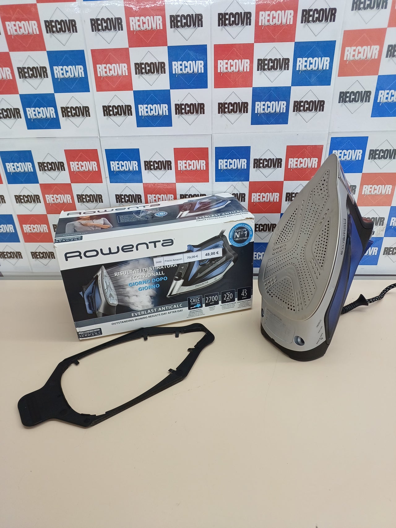 Plancha vapor 2700 W antical 220 g/min suela Microsteam – Rowenta