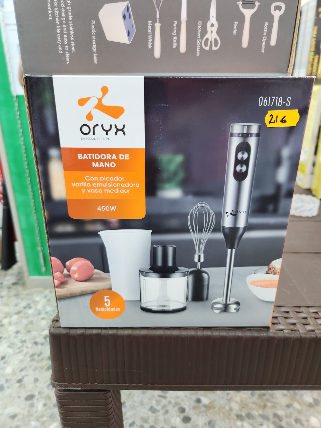 Batidora de Mano 450W Oryx