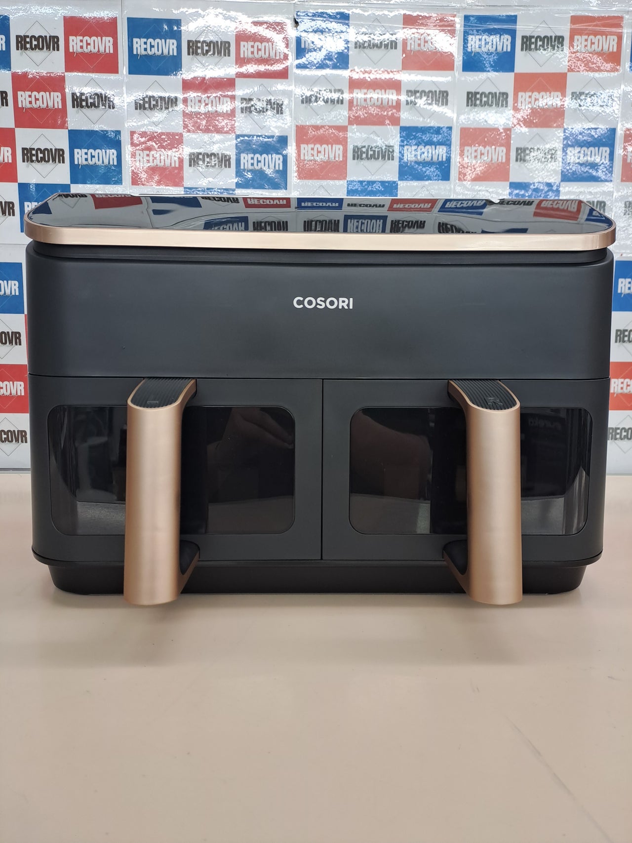 Cosori Air Fryer Grande 8,5 Litros, Freidora de Aire con Doble Cesta, Airfryer con Ventana, Recetas en la App, Multifunción 10 en 1, Alta Potencia y 55% de Eficiencia, Bajo Ruido, Fácil de Limpiar