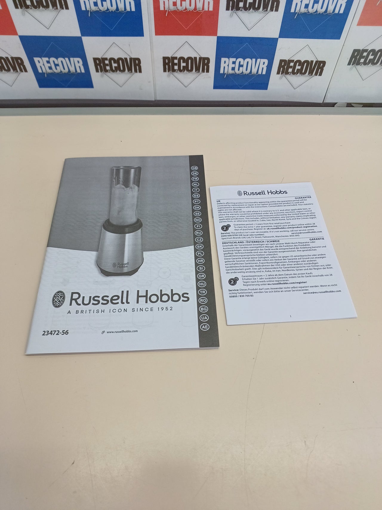 Batidora Vaso Mix & Go Russell Hobbs