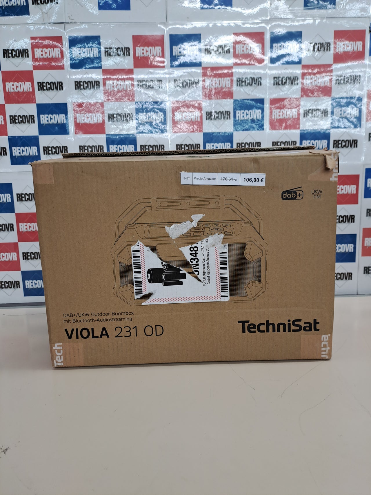 Radio Bluetooth DAB+ batería Makita TechniSat Viola 231 OD