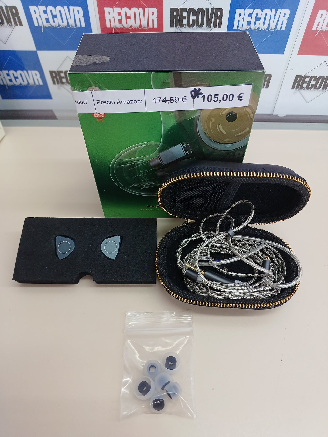 Auriculares híbridos con monitor de audio LINSOUL SIMGOT