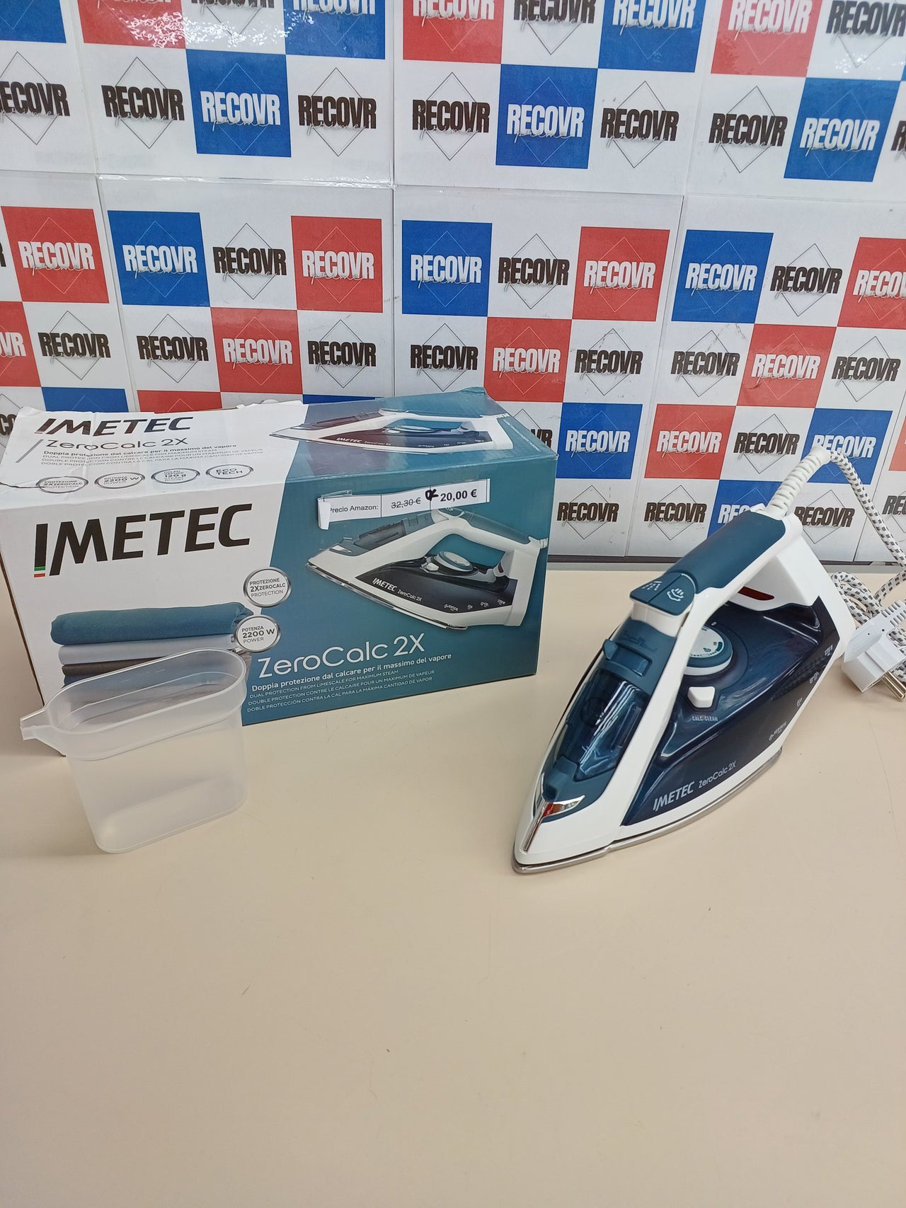 Plancha vapor 2200 W golpe 120 g – Imetec