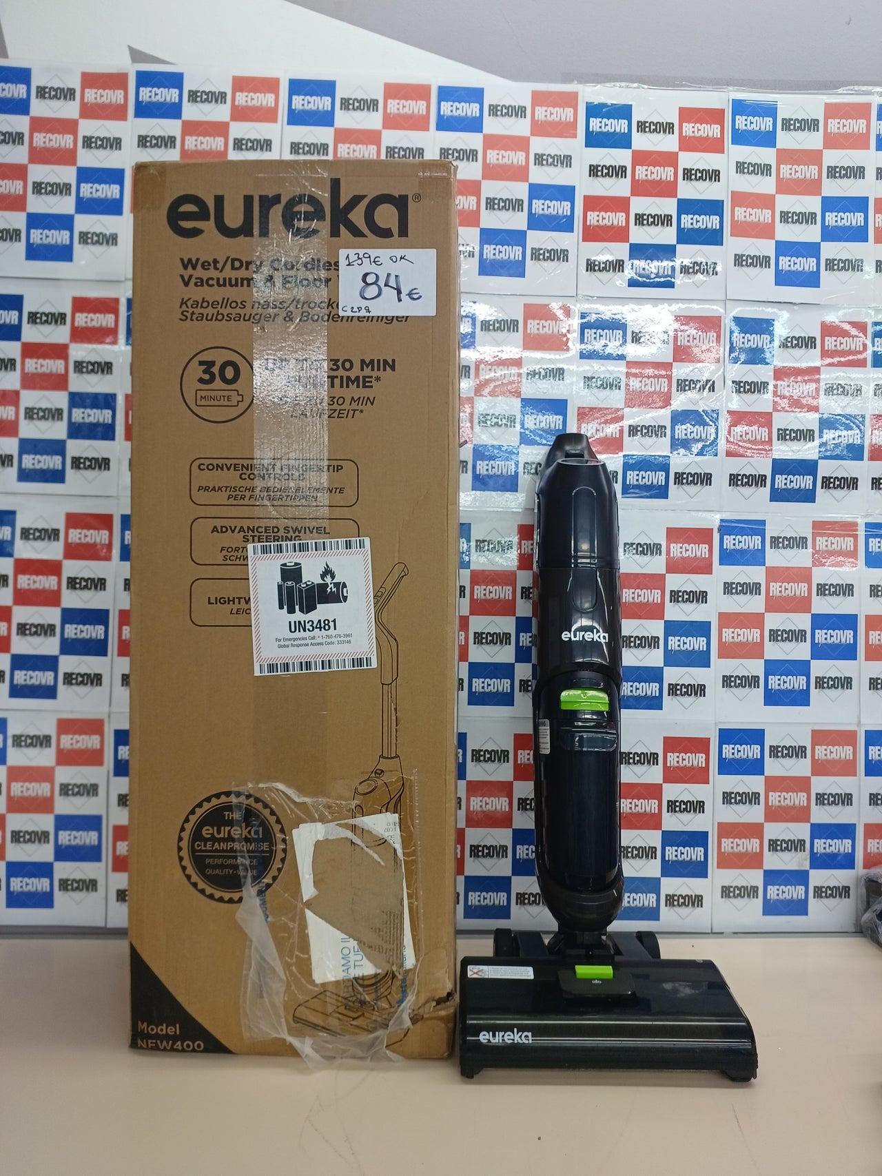Aspirador Escoba sin Cable en Seco EUREKA NEW400