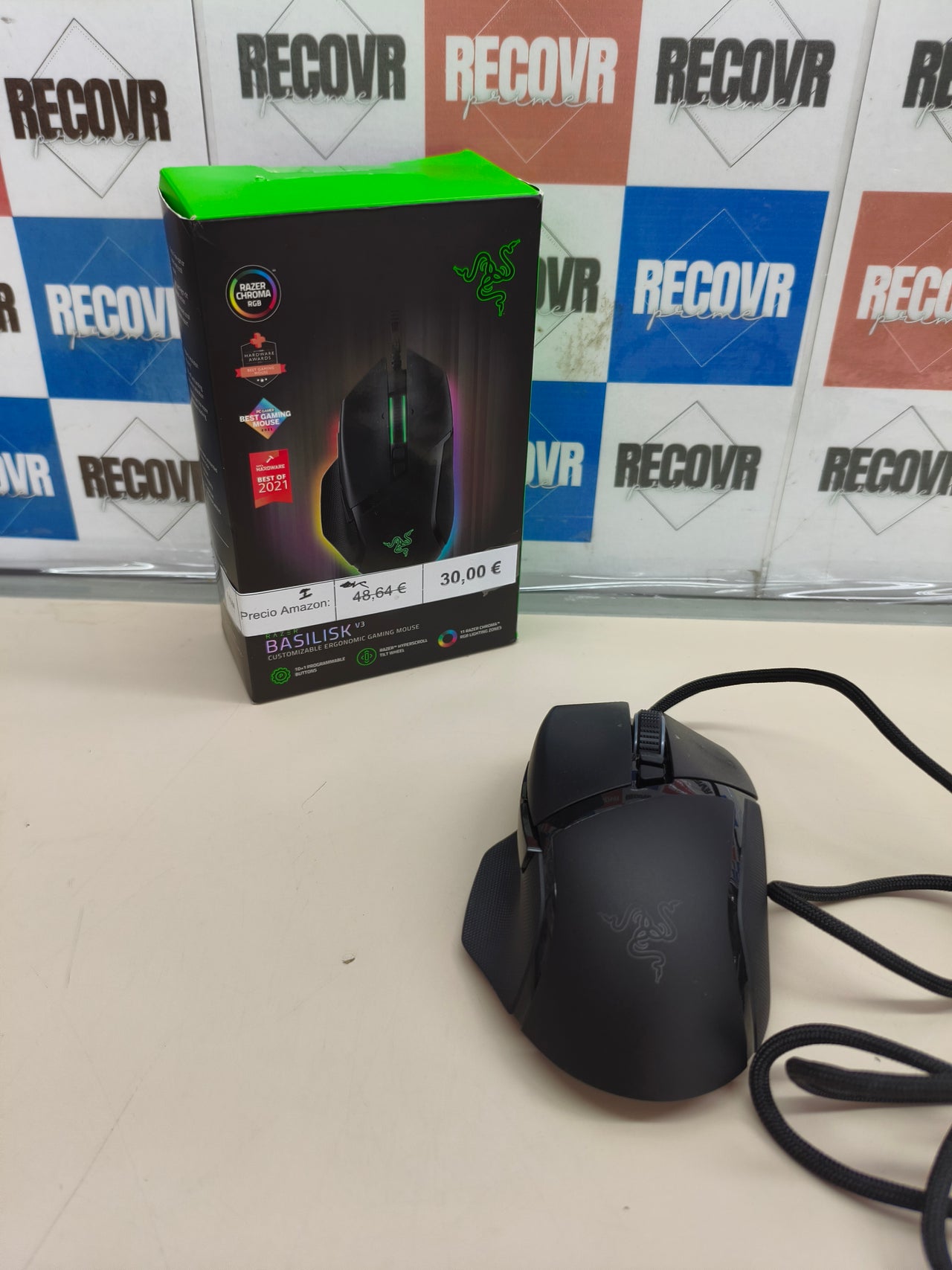 Ratón gaming Razer Basilisk V3 con 11 botones programables