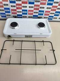 Cocina de gas de 2 fuegos Melchioni Family Minerva New blanca