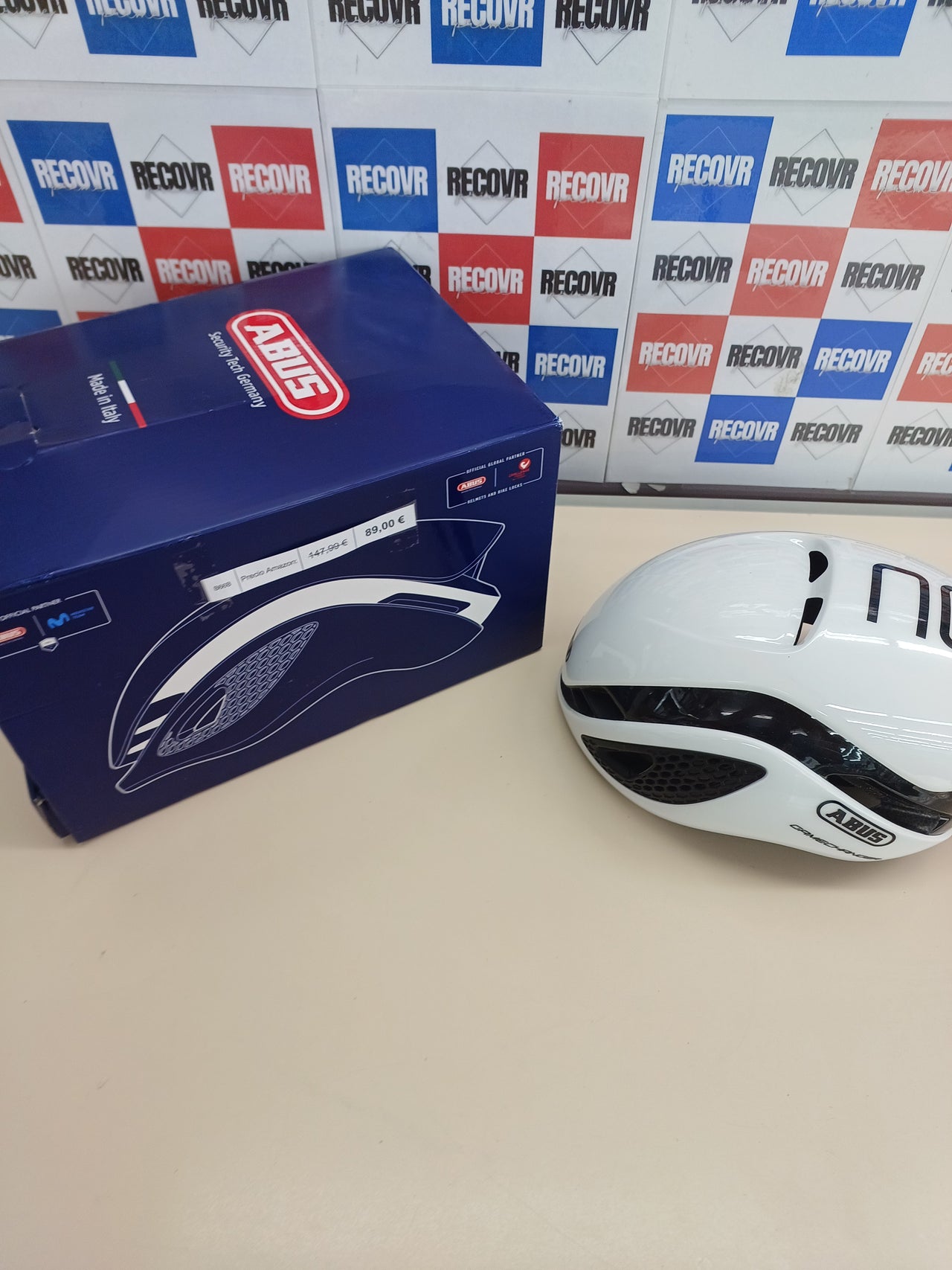 Casco ciclismo ABUS GameChanger M blanco