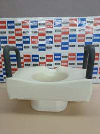 Thumbnail for Mobiclinic, Elevador wc, Cibeles, Asiento de inodoro, Marca española, Reposabrazos acolchados, Con asas, Ayudas para el baño, Personas mayores, Discapacidad, Movilidad reducida, Confort, 10 cm
