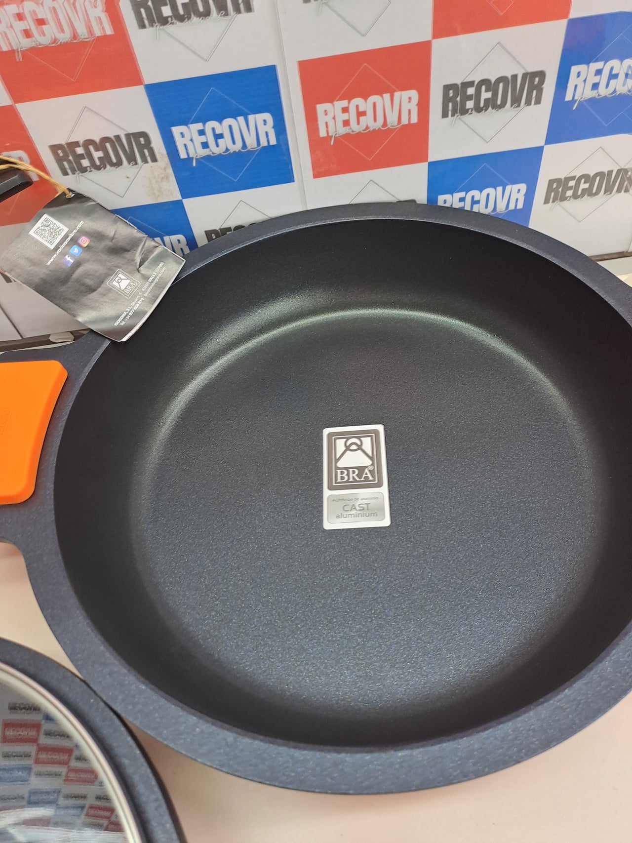 Batería cocina 9 piezas aluminio inducción Efficient BRA