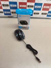 Ratón con cable HP 1000, 1200 PPP, negro