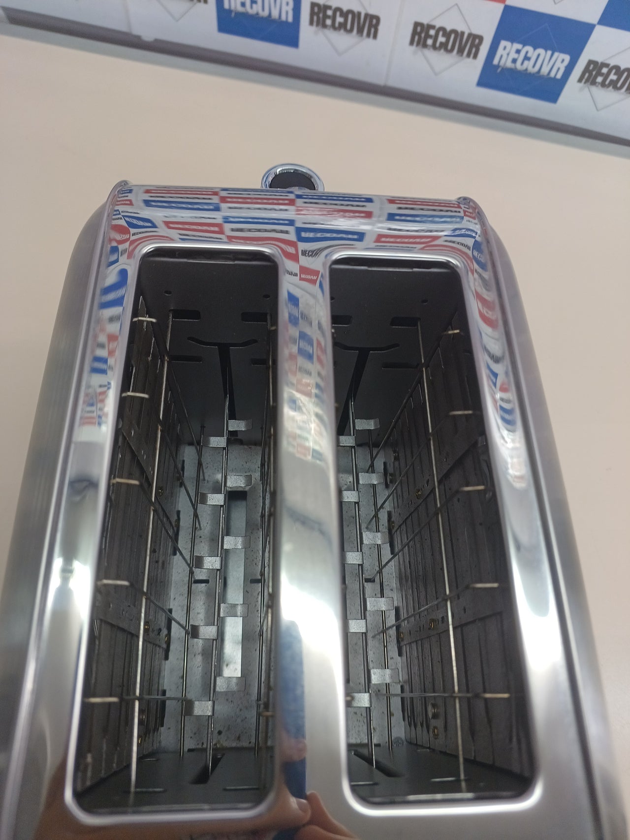 Tostadora vertical 2 ranuras 850W inox Cecotec