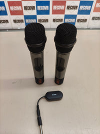 Pack de 2 micrófonos inalámbricos dinámicos NGS