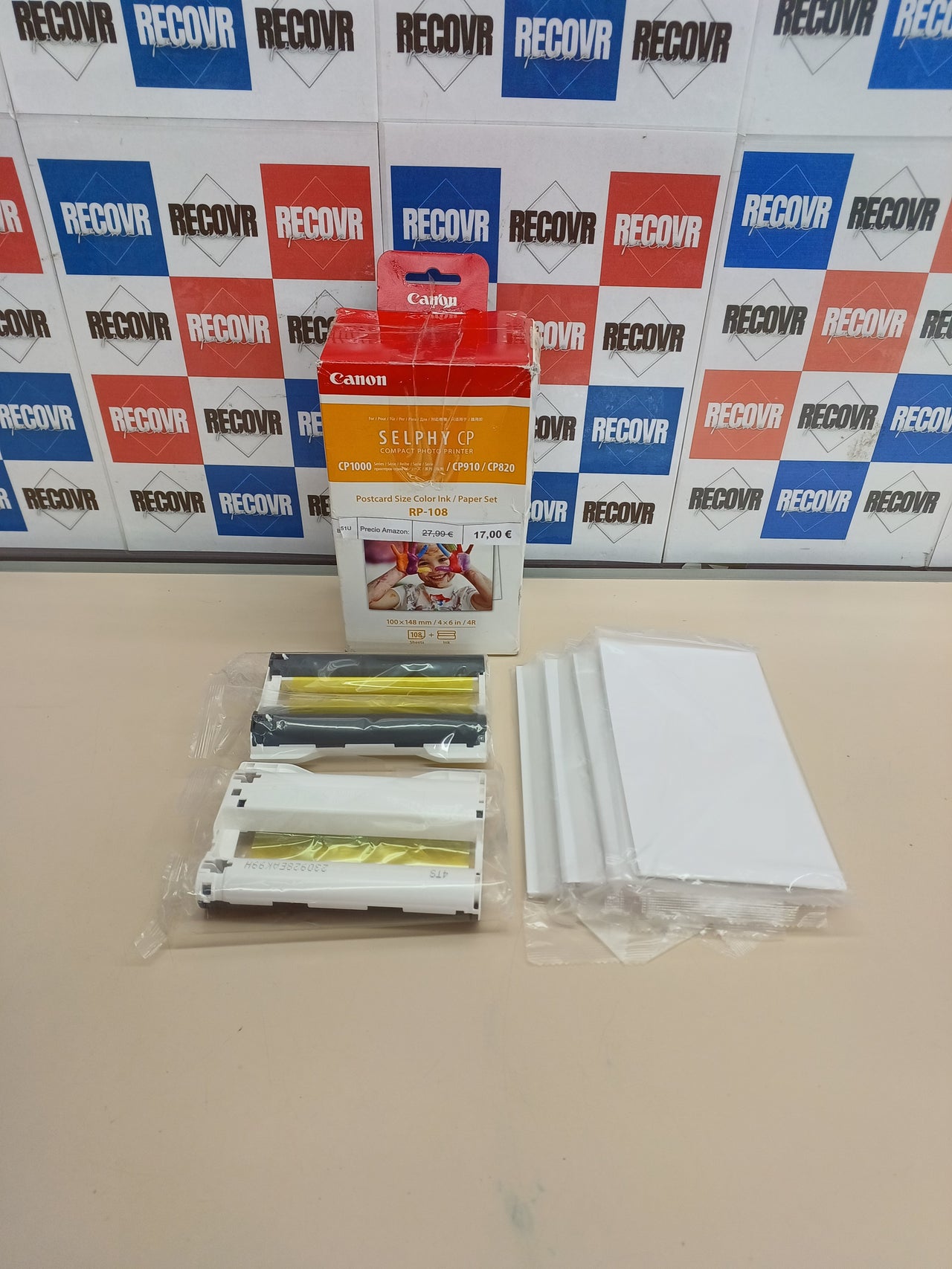 Papel y Tinta Canon RP-108 Selphy CP