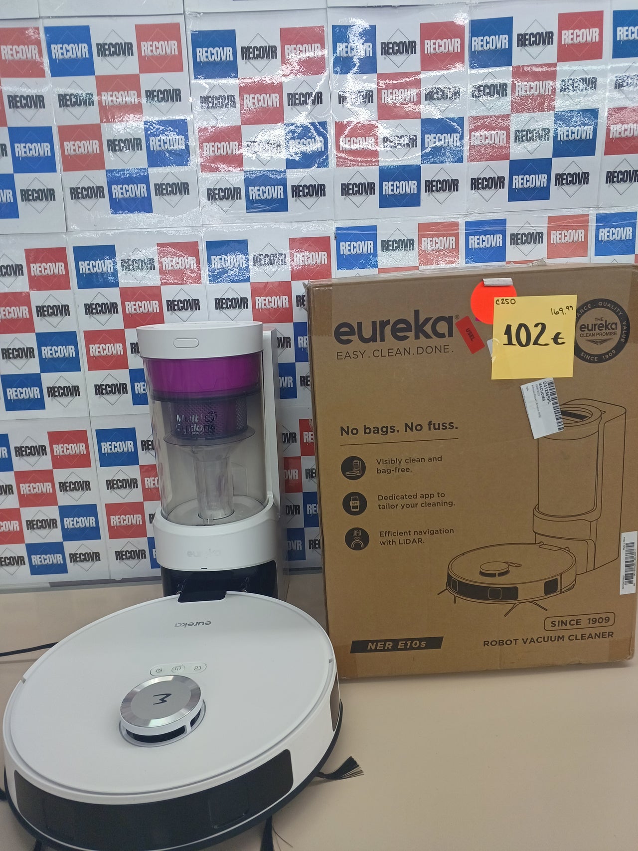Robot aspirador fregasuelos 4000Pa LiDAR - EUREKA