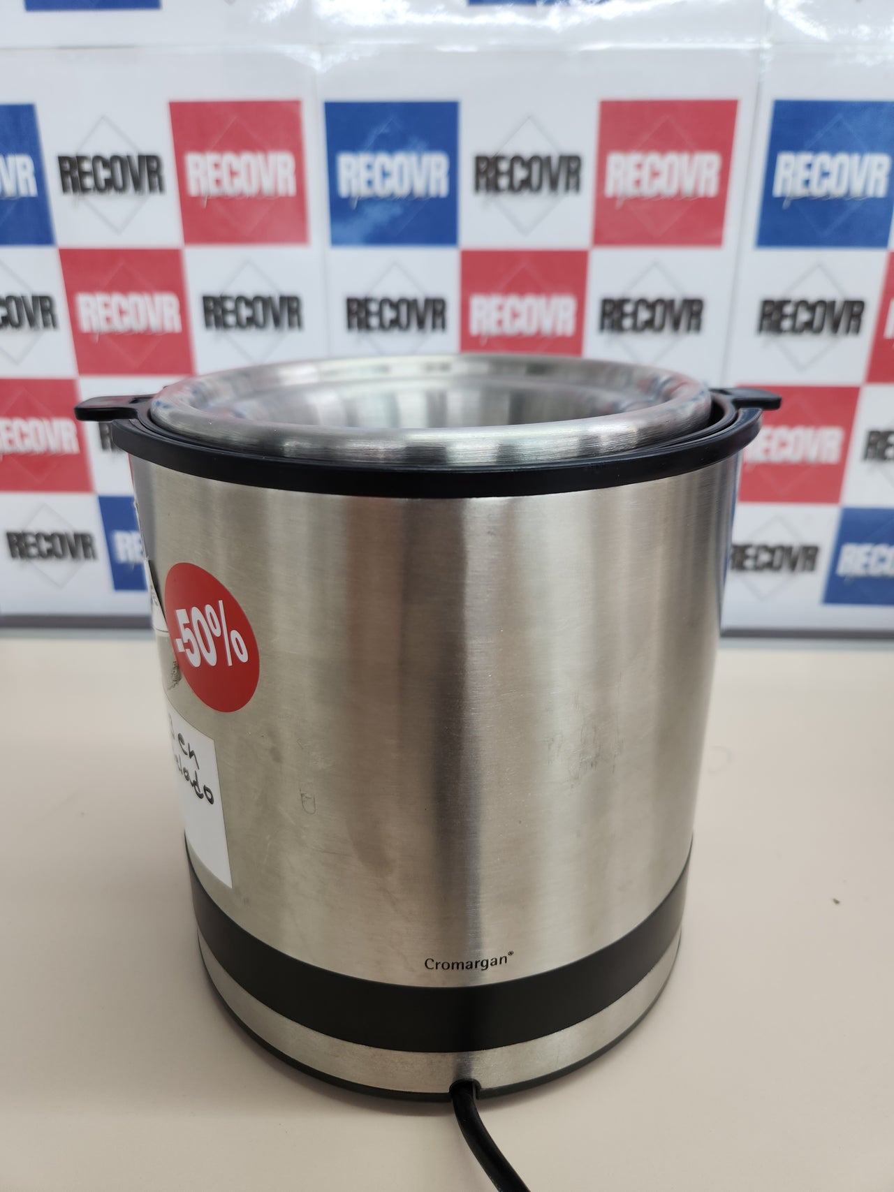 Heladera 3 en 1, 300ml, yogur helado, sorbete, helado, 12 W, pantalla cristal, función contador, incluye cuchara de helados,  acabados acero inoxidable cromargan mate WMF Kitchenminis -