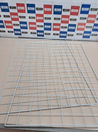 Paneles de malla SONGMICS metálicos blancos 65x45 cm (2 unidades)