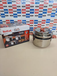 Juego de ollas 3 piezas acero inoxidable – Tefal