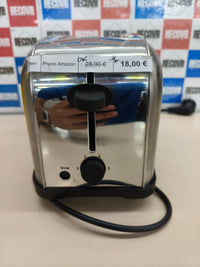 Tostador Moulinex Classic de 2 ranuras largas 1400W acero inoxidable