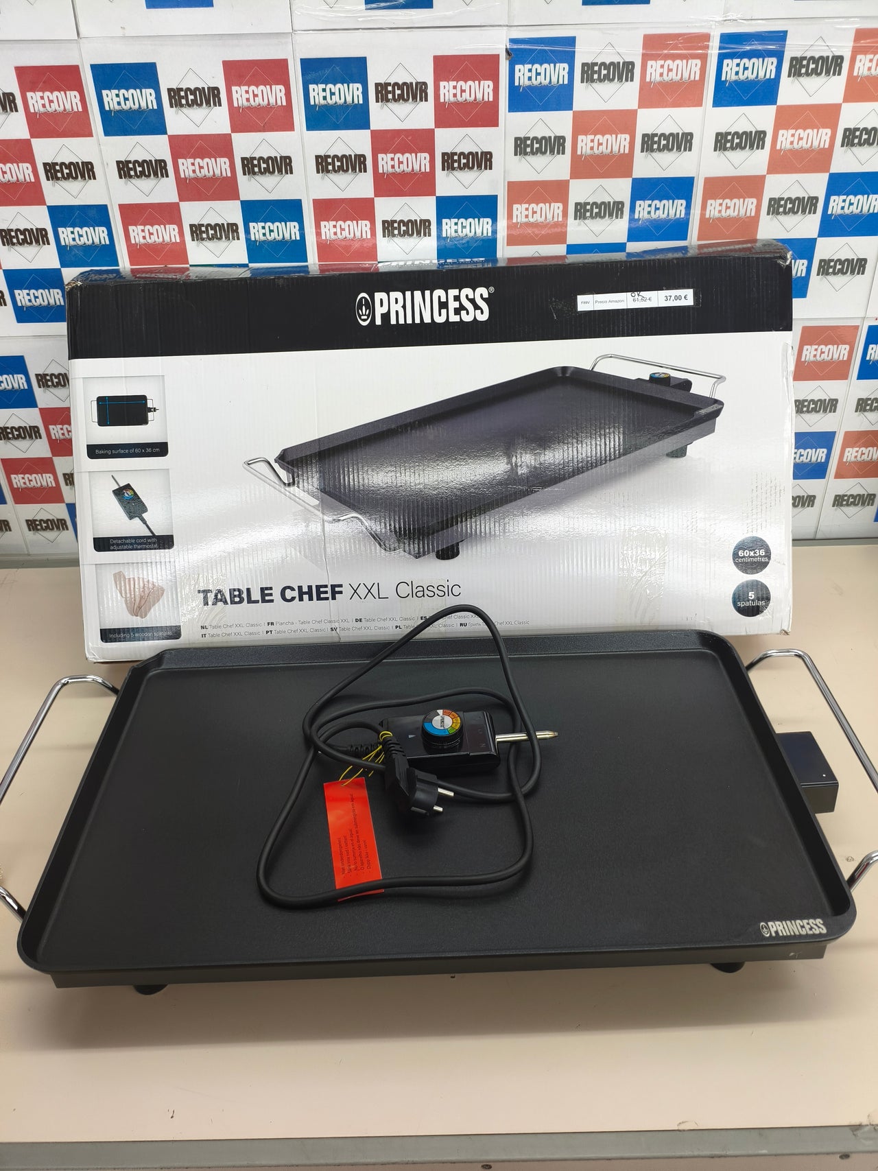 Plancha eléctrica Princess Table Chef XXL Classic 2500W