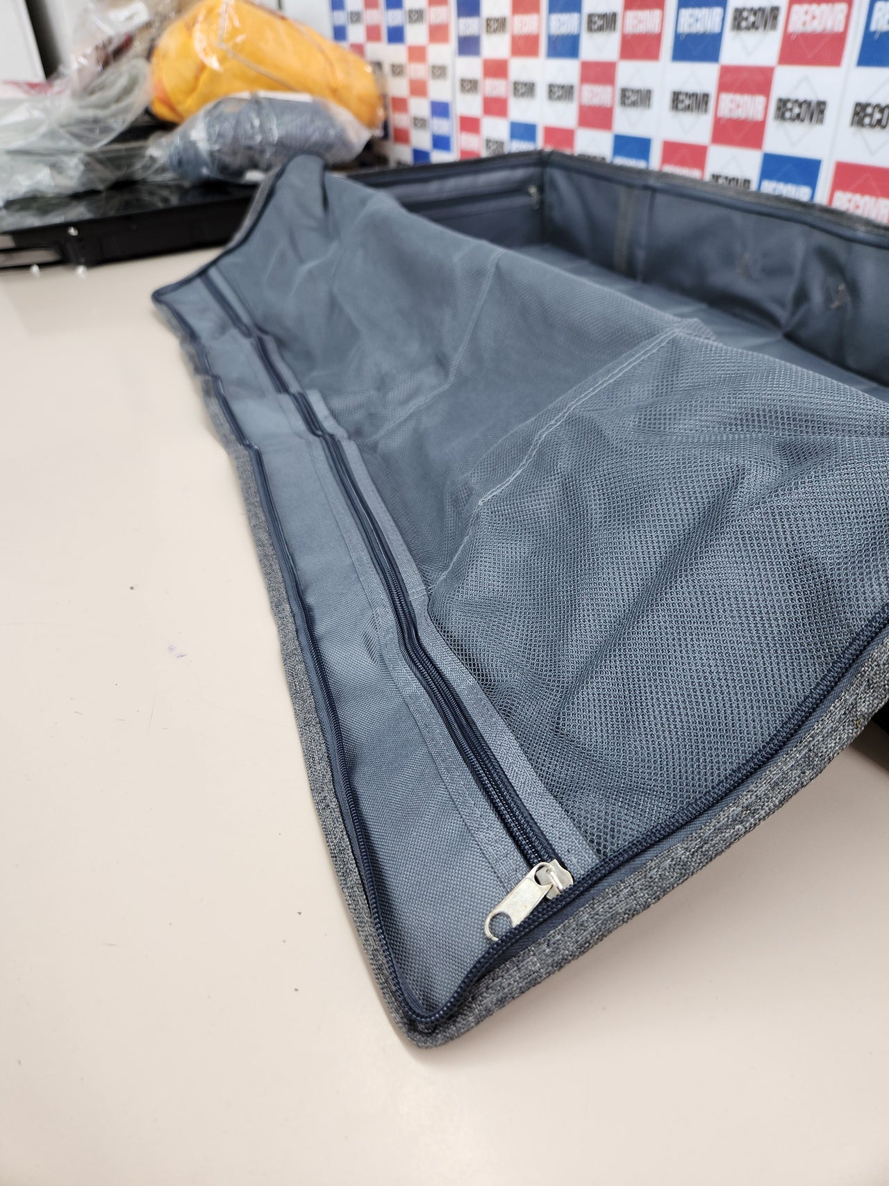 Organizador para Almacenamiento gris 90x30x12 cm