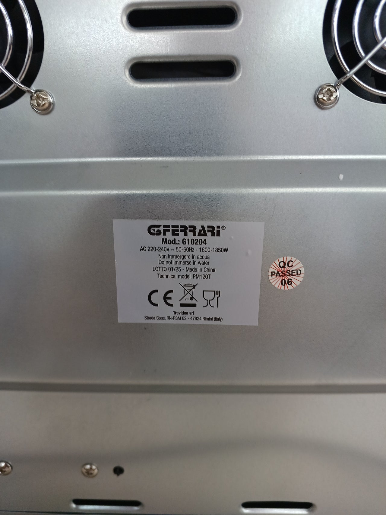 Horno para Pizza G3 Ferrari Pizza Pro 2 Minuts 1700 W