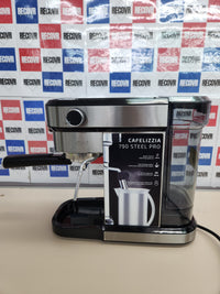 Thumbnail for Cafetera Espresso 1350W, 20 Bares, Manómetro, Thermoblock, Vaporizador, Acero Inox Cecotec
