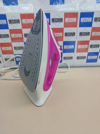 Plancha ropa vapor Texstyle, 2300 W, suela bidireccional 3D SuperCeramic, déposito 270 ml, Frambuesa, Púrpura, 140 gr/min Braun Hogar.