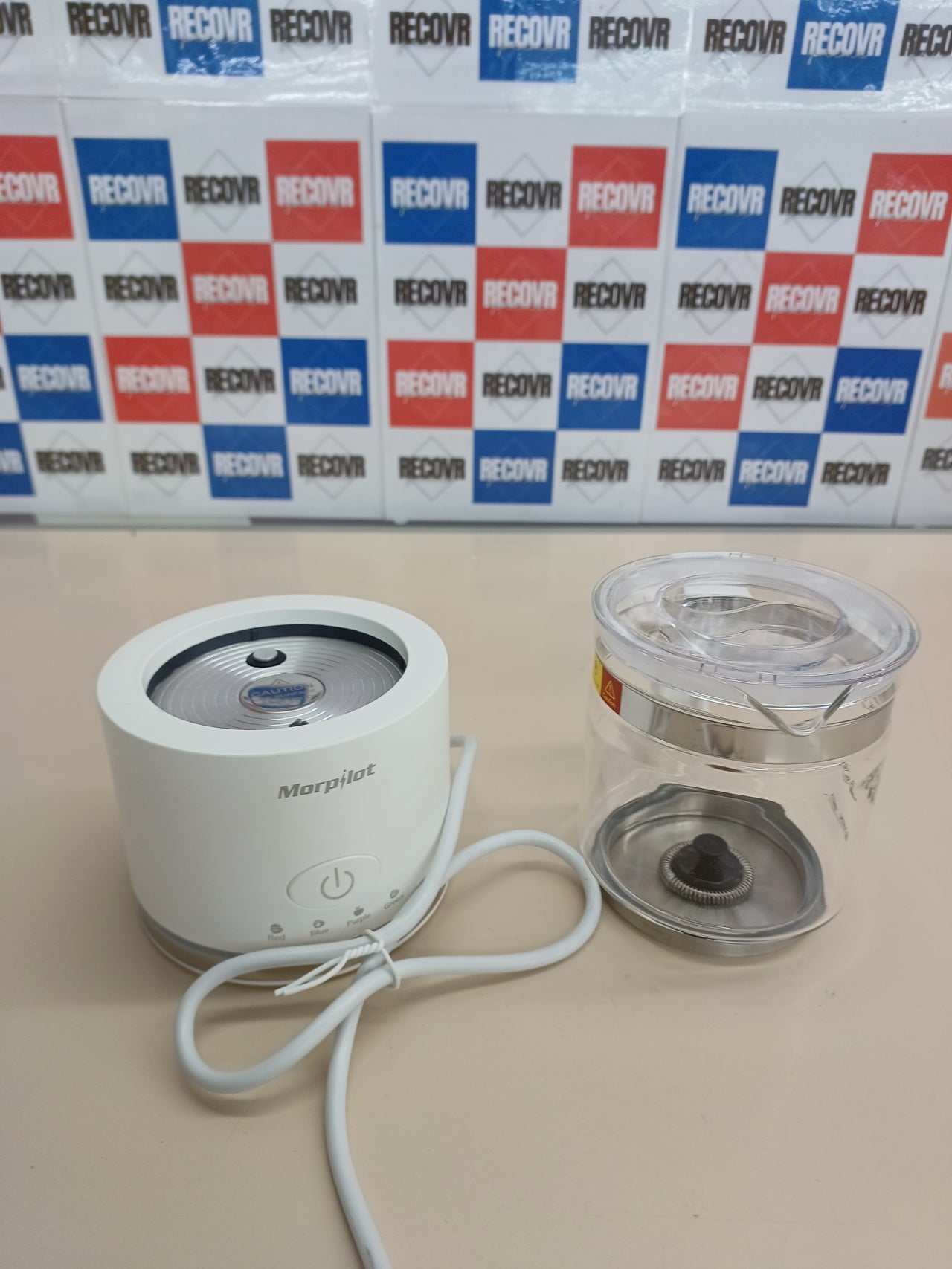 Espumador 4 en 1 250 ml blanco Morpilot