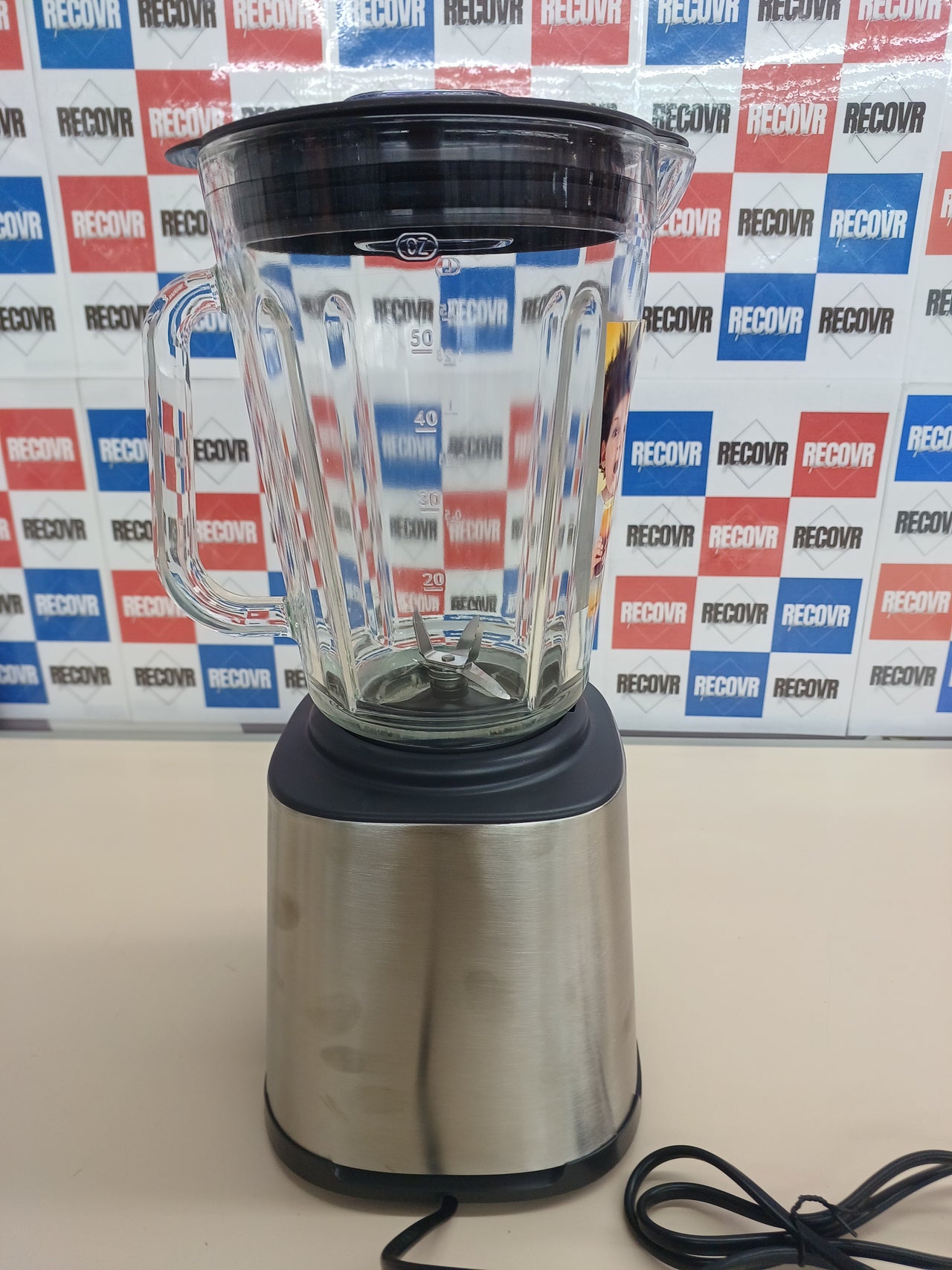 Batidora de vaso 1200W vidrio 3 programas Moulinex