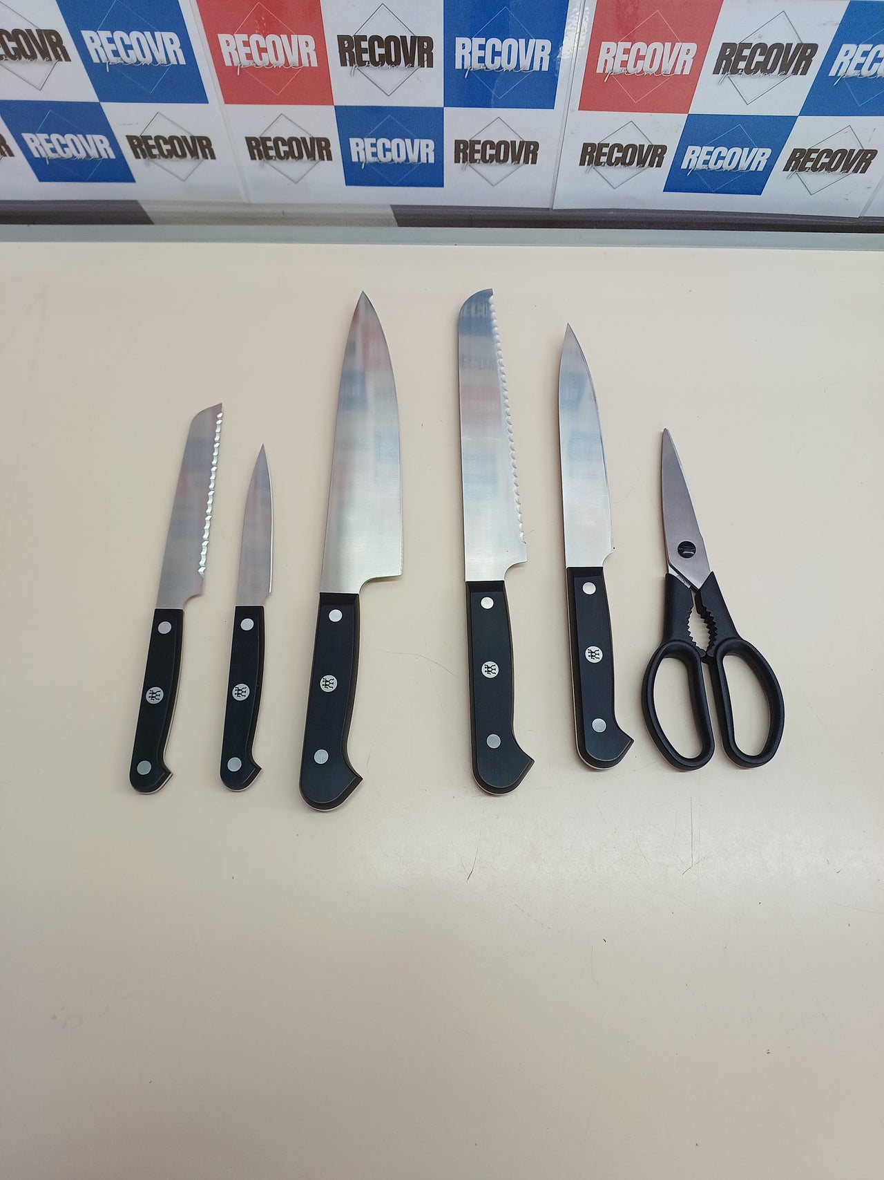 Bloque Cuchillos Zwilling Gourmet 7 Piezas Blanco