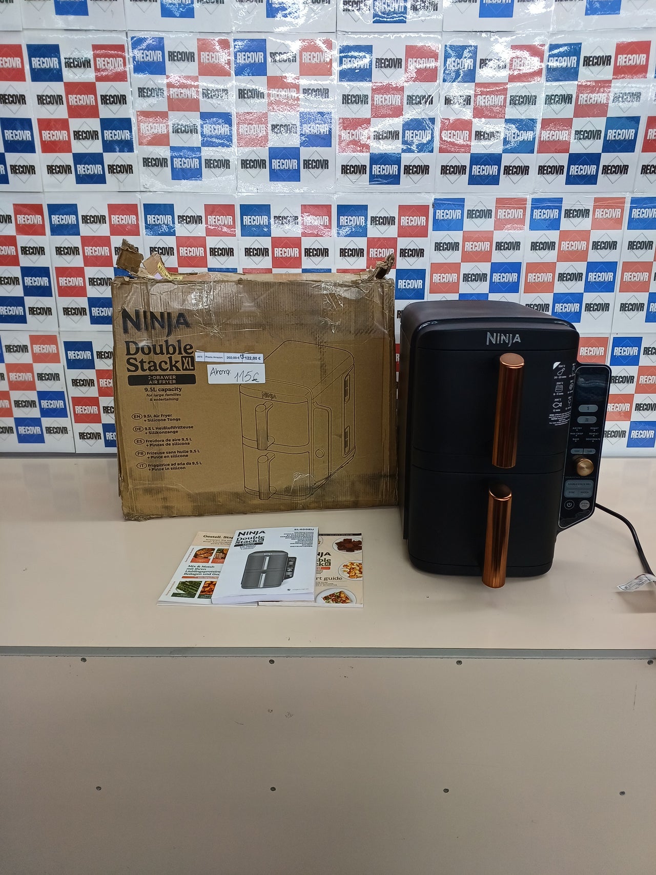 Freidora de Aire Ninja Double Stack XL 9,5 L