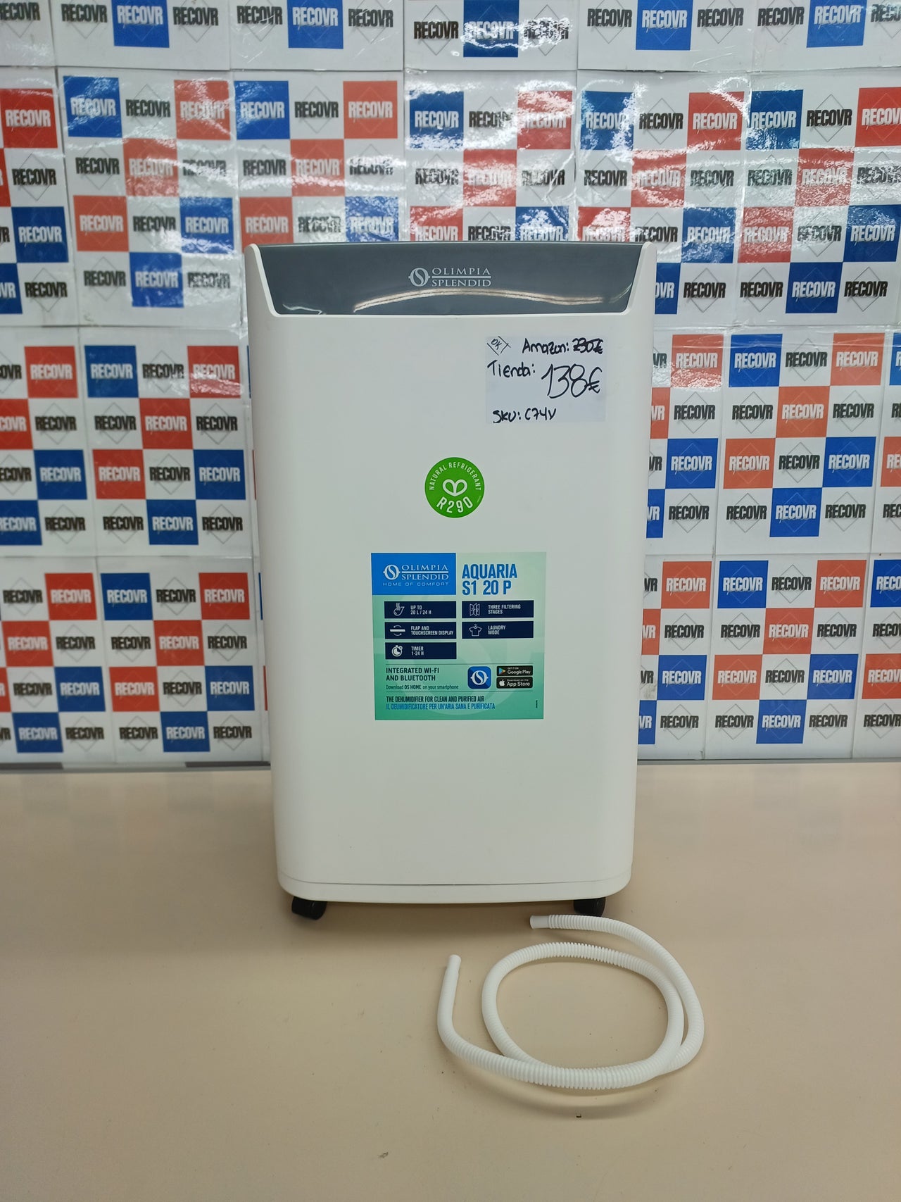 Deshumidificador 20L/día Olimpia Splendid Aquaria S120P