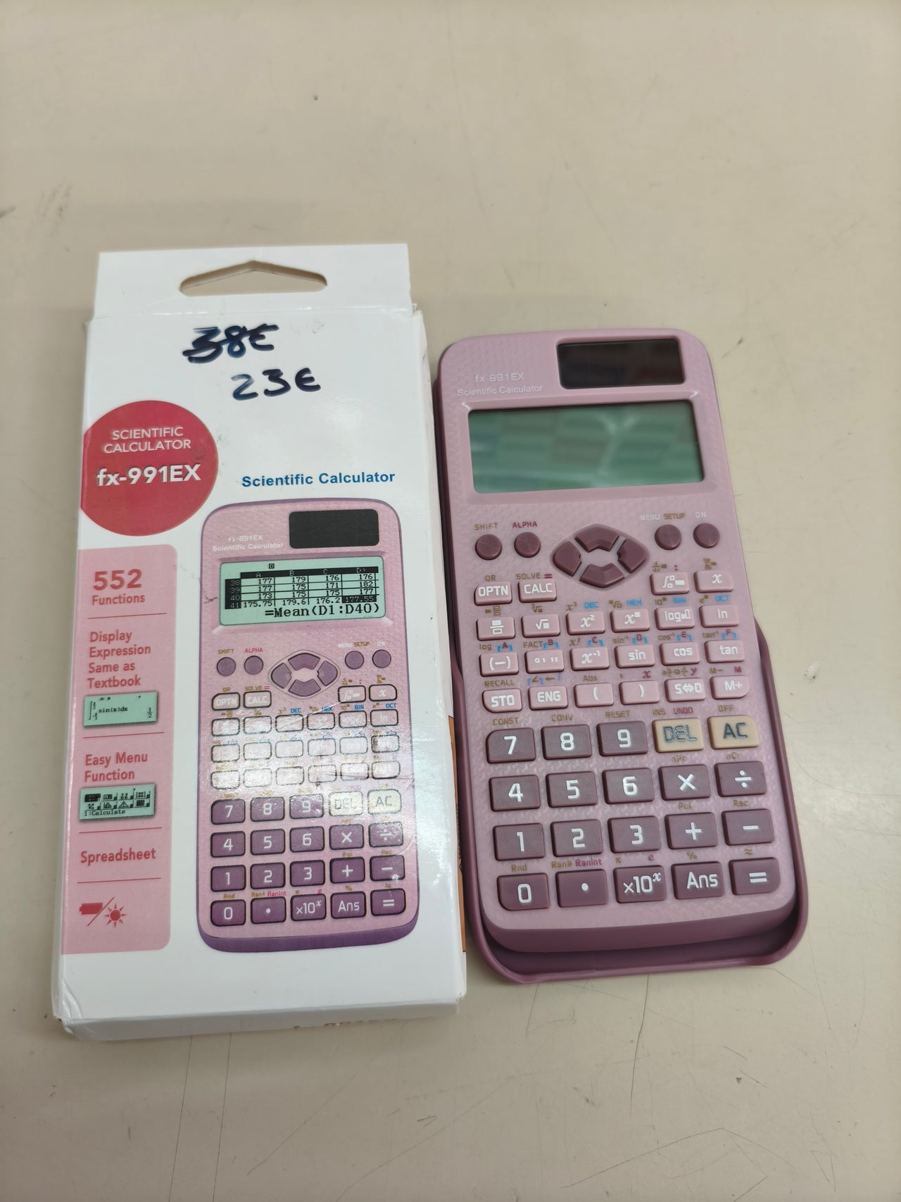 Calculadora científica de 552 funciones