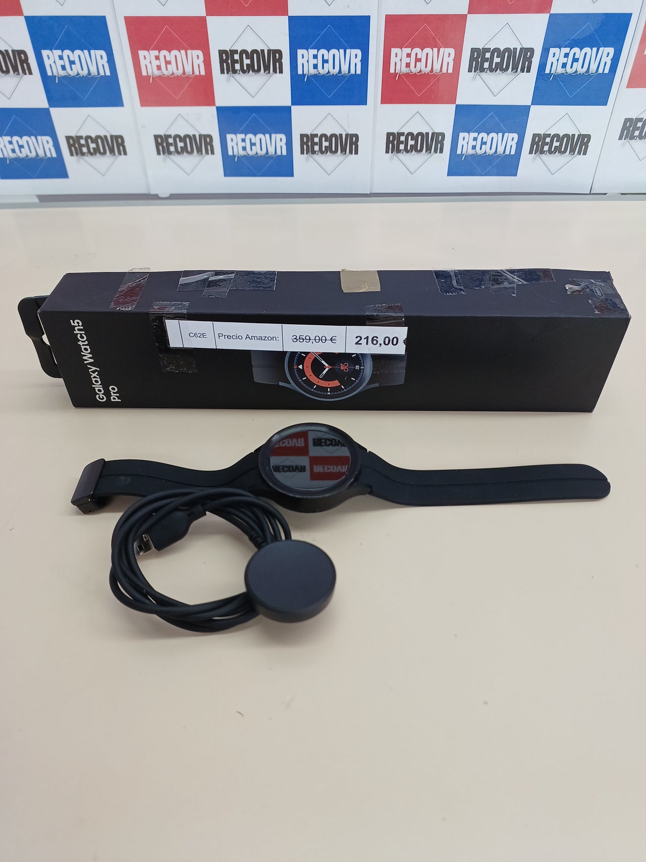 Reloj SAMSUNG R920 Galaxy Watch5 Pro, 45mm, Gray Titanium