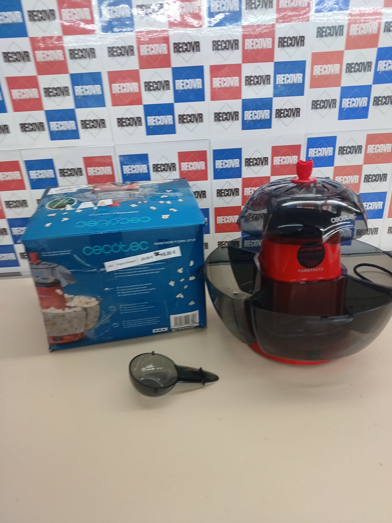 Palomitero 1200W rápido con recipientes 4,5L - Cecotec