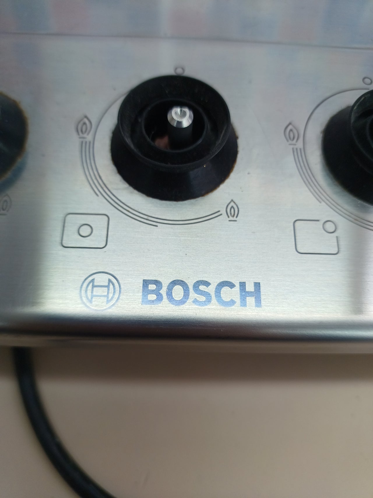 Placa de gas 75 cm acero inoxidable Serie 4 Bosch