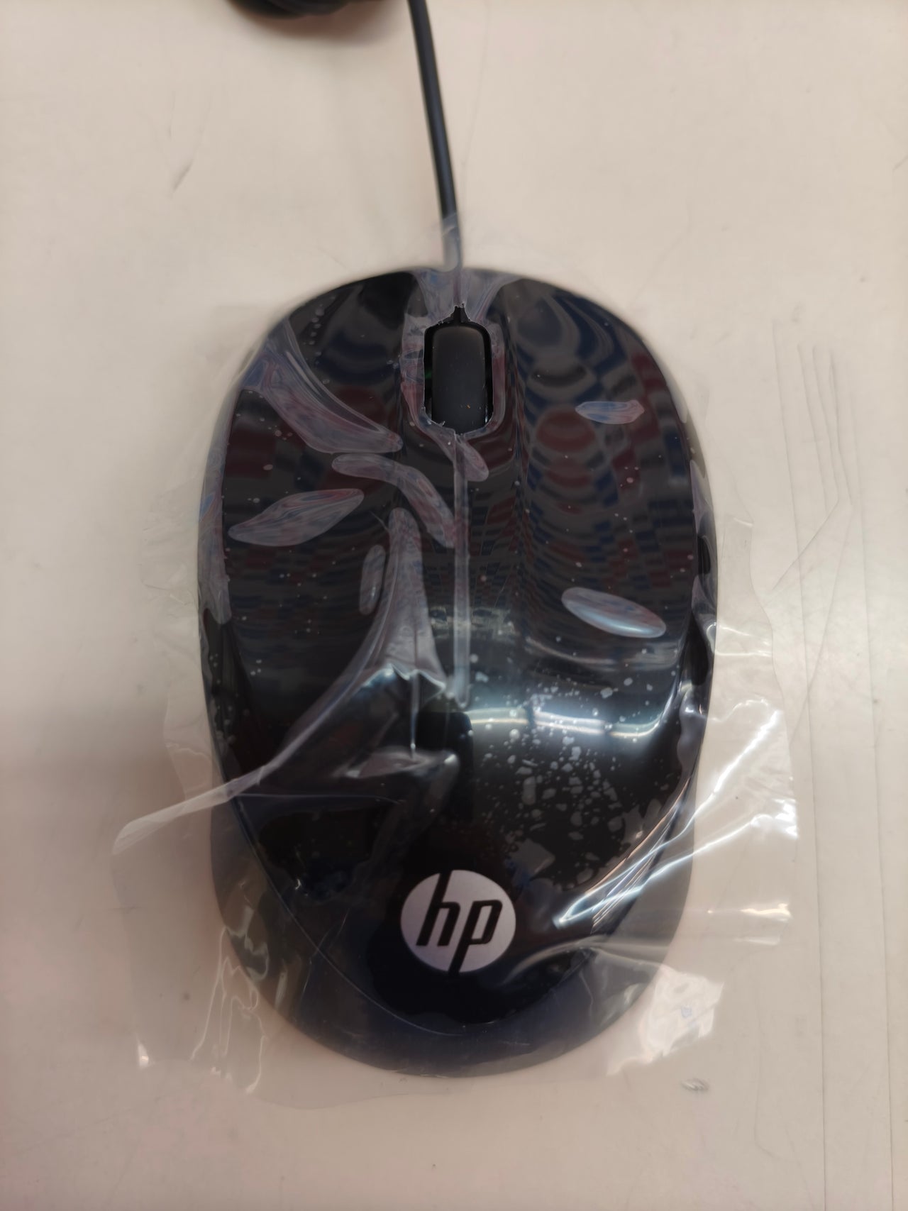 Ratón con cable HP 1000, 1200 PPP, negro