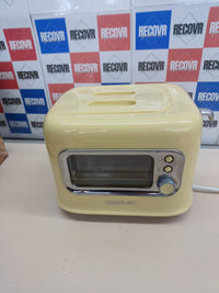 Tostadora vertical retro 700W ventana amarillo - Cecotec