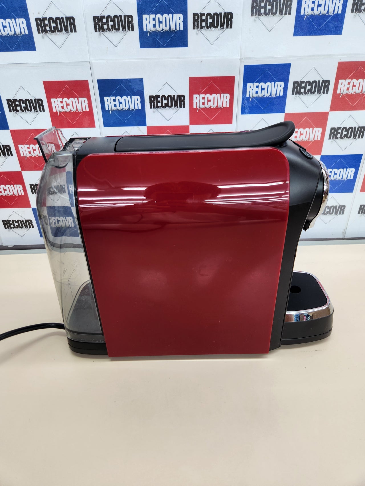Cafetera Espresso Bialetti Sarribaer, Aluminio, Cápsulas, 1200W, Rojo