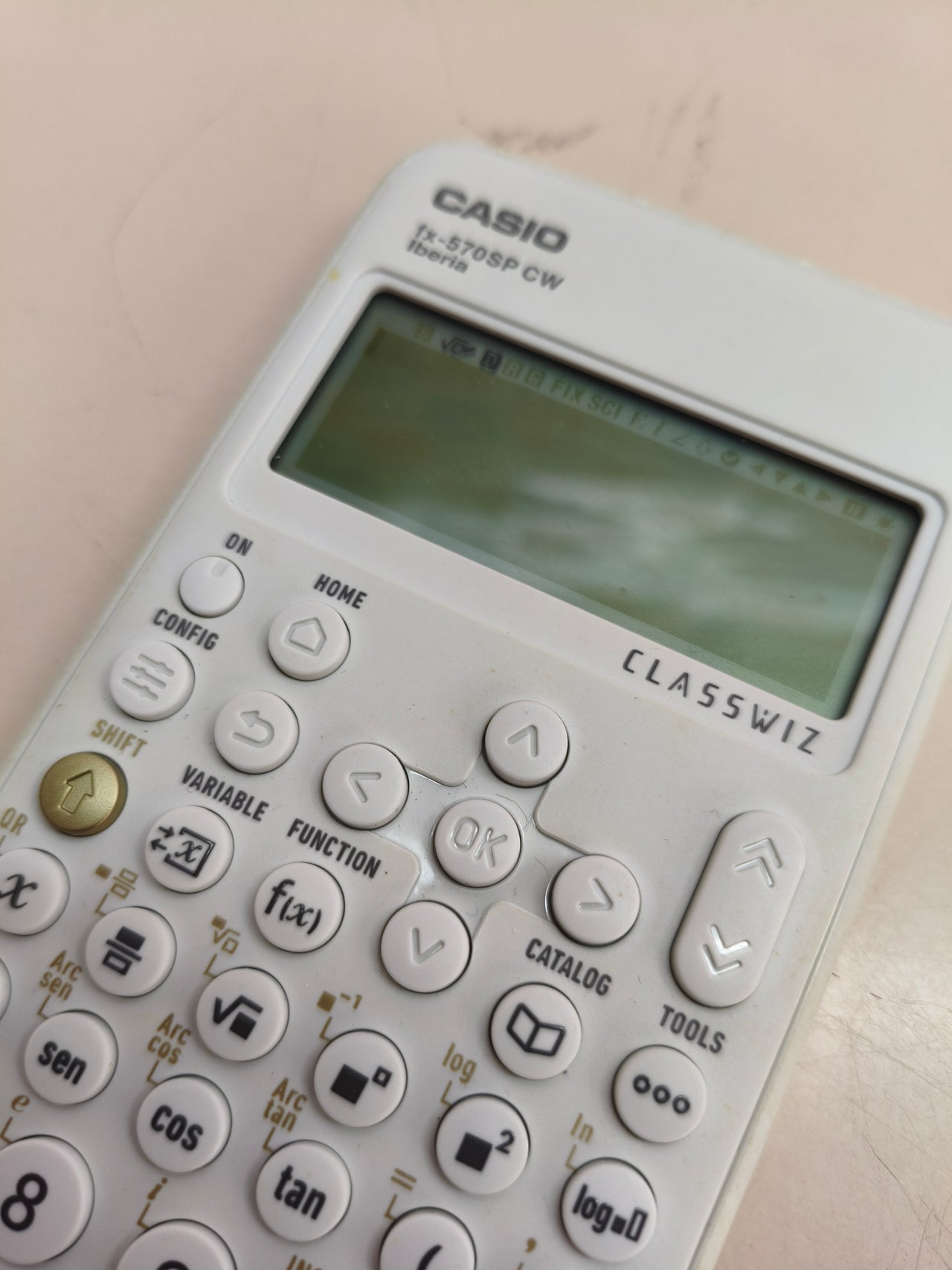 Calculadora científica Casio FX-570SP CW (blanca)