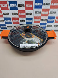 Cacerola baja 36 cm inducción con tapa – BRA