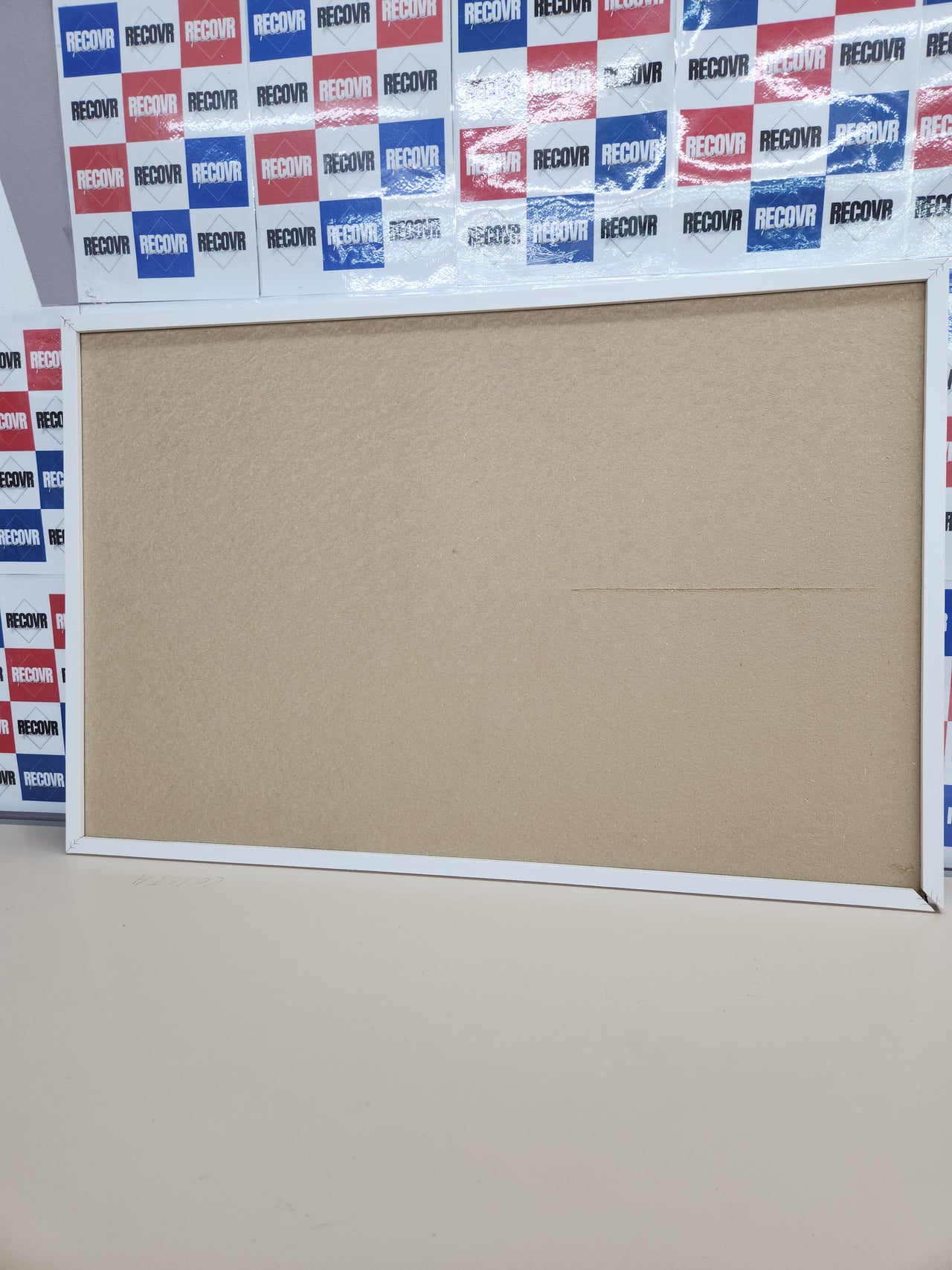 Tablero corcho 885 x 585 mm, color blanco Bi-Office New Basic