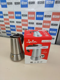 Cafetera italiana inducción 4 tazas acero Jata