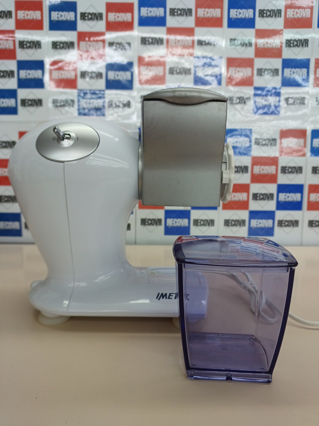 Imetec Grattugissima, Rallador Eléctrico, Rodillo De Acero Inoxidable, Tolva De Aluminio, Recipiente Extraíble Con Tapa Frescura, Sistema De Seguridad, 150 W