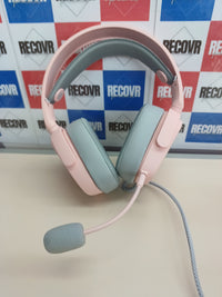 Cascos gaming RGB micrófono extraíble Rosa Mars