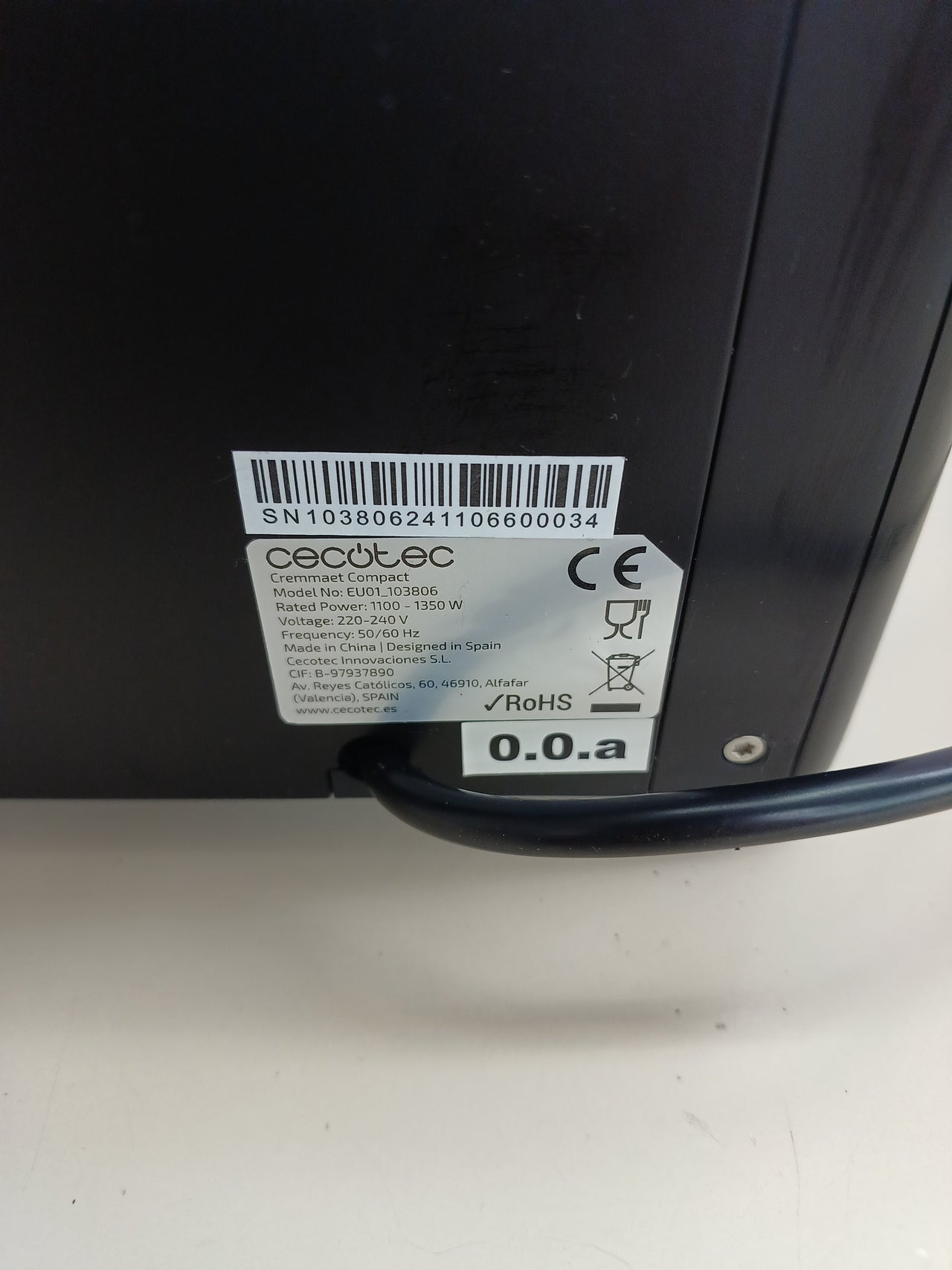 Cafetera Superautomática Cecotec Cremmaet Compact 19B