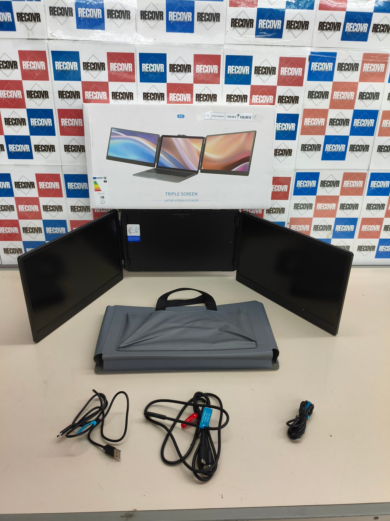 Monitor portátil 14” Full HD KEFEYA extensor de pantalla para portátil