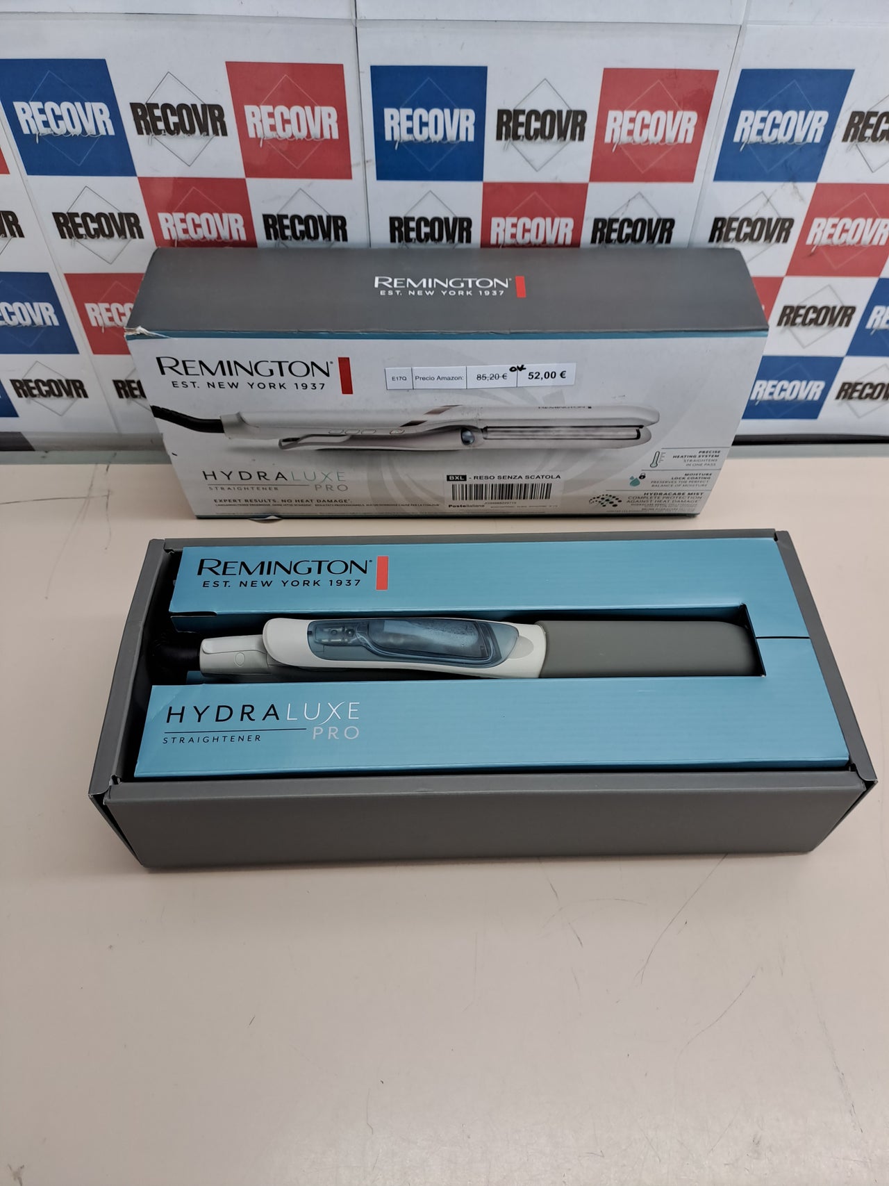 Plancha pelo cerámica Hydraluxe Pro Remington